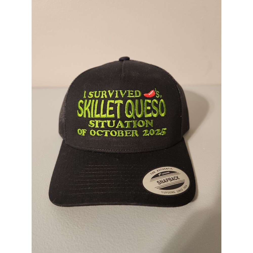 Authentic I Survived Skillet Queso Situation October 2025 Chili’s Hat NEW